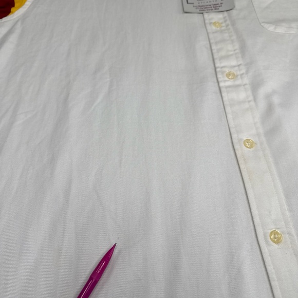 Florida State Seminole Shirt Men's XL White Button-Down Long Sleeve Vtg NWT - Picture 11 of 14